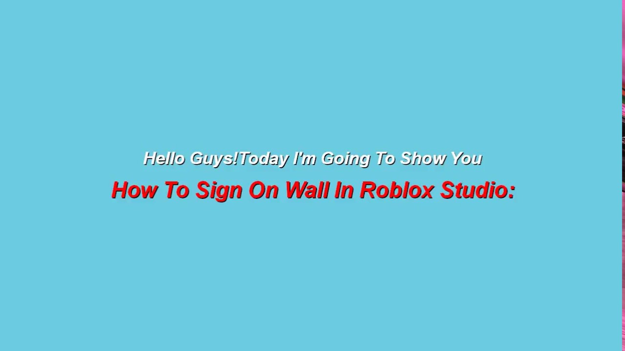 How To Add Text In Roblox Studio Youtube