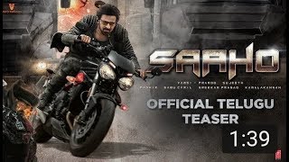 Saaho Official Teaser : Telugu | Prabhas | Shraddha Kapoor | Sujeeth | UV Creations | #SaahoTeaser10