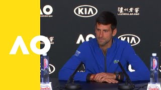 Novak Djokovic press conference (1R) | Australian Open 2019