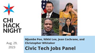 Civic Tech Jobs Panel