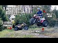 Honda ATC 200 vs. Yamaha Tri Moto 175 | 3 WHEELER SHOWDOWN!