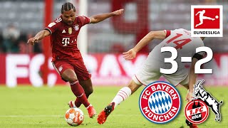 Gnabry To The Rescue | Bayern München - 1. FC Köln 3-2 | Highlights | Matchday 2 – Bundesliga 21/22