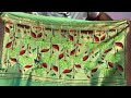 पैठानी सिल्क साड़ी 😍beautiful paithani silk saree 🥰heer fashion