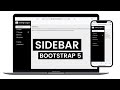 Sidebar Bootstrap 5  |  Coding League