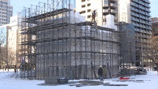 大通雪像中止　雪まつり実行委、２年連続オンラインで