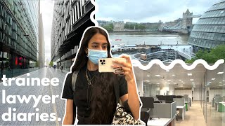 My FIRST DAY in the office | Day in the Life as a Trainee Lawyer in London | Commercial Law
