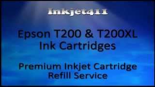 Epson T200, T200XL Ink Cartridges -- Premium Ink Cartridge Refill Service