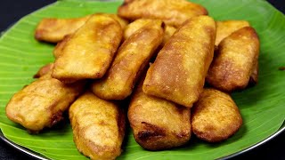 கேரளா ஸ்பெஷல் ஸ்னாக் 10 நிமிஷத்துல இதுபோல செஞ்சி பாருங்க | Pazham Pori | Banana Fritters | Snacks