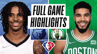 GRIZZLIES at CELTICS | FULL GAME HIGHLIGHTS | March 3, 2022
