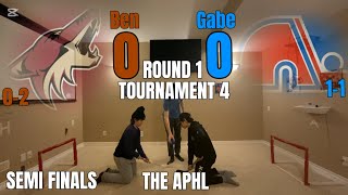 APHL – 1. FORDULÓ – 4. TORNA – ELŐDÖNTŐ – Coyotes VS Nordiques (Ben VS Gabe) – Mindig korong