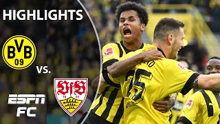 Dortmund dominates 5-0 vs. Stuttgart | Bundesliga Highlights | ESPN FC