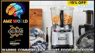 Review Waring Commercial 4-Quart Food Processor, Amazon