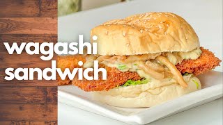 Beer-Battered and Panko-Crusted Wagashi Sandwich