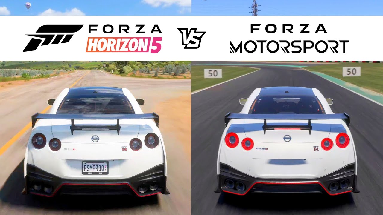 Forza Horizon 5 Vs Forza Motorsport - 2020 Nissan GT-R Nismo R35 - FH5 ...