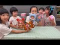 unbox baby three migo 1 set 6 em baby three vô cùng dễ thương