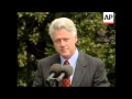 USA: KOSOVO CRISIS: BILL CLINTON PRESS CONFERENCE