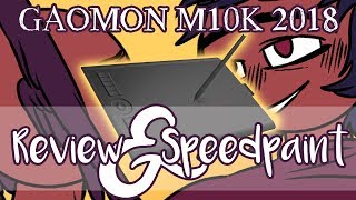 GAOMON M10K Tablet 2018 // Review + Speedpaint