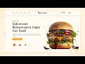 How To Create A Restaurant Website Using HTML And CSS Only | Restaurant Website Design