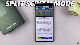 How To Use Split Screen Mode On Samsung Galaxy S24 / S24+ / S24 Ultra