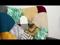 bafode patchwork accent chair boho decor for bedroom demo video