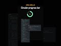 Circular Progress bar Html/Css/ Js  #frontend #webdesign  #code #htmlcss #coding