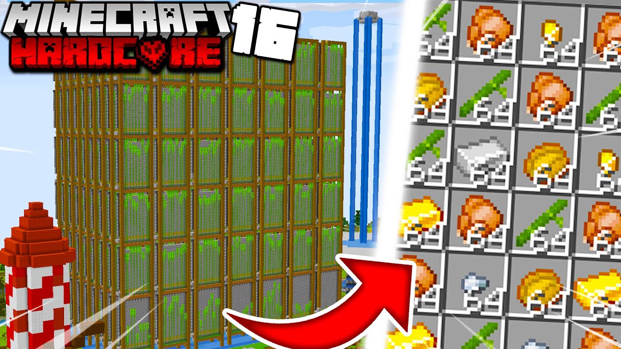I Built The Best Automatic Farms In Minecraft Hardcore Youtube