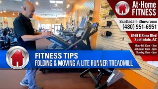 3G Cardio Lite Runner Treadmill - Folding and Moving - At Home Fitness Scottsdale