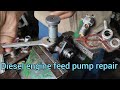 how to Toyota jeep engine feed pump repair