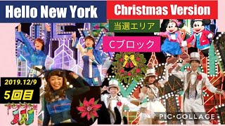 [当選エリア]　ハロー・ニューヨーク　～クリスマスバージョン～　2019.12/9　5回目　Cブロック　【4Kビデオカメラ撮影】