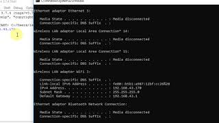 Python to find local IP addresses