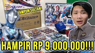 HABIS HAMPIR 9 JUTA! KOLEKSI SULTAN MAINAN DX ULTRAMAN Z RISER + ULTRA MEDALS RTV! BISA SEMUA FORM!