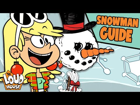 Interactive instructions for building a snowman at “The Loud House” ️ The Loud House