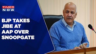 Snoopgate Case: L-G Nod To CBI FIR Against Manish Sisodia; BJP Takes Jibe At AAP | English News