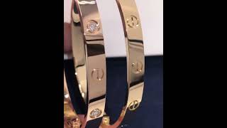 Cartier Love Bracelet Classic Model #18kgold #jwellery