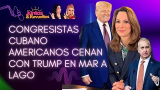 🔥MARIA ELVIRA y Mario DIAZ BALART 🥘 cenan con TRUMP