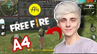 А4 ИГРАЕТ В FREE FIRE!!!!! / фри фаер / Влад а4