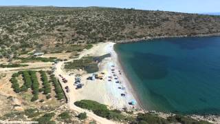 Salagona beach Chios - Παραλία Σαλάγωνα Χίος