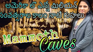 అమెరికా లొ ఎన్నో మిలియన్ సంవత్సరాల కాలం నాటి గుహలు/Mammoth caves/American world longest famous caves