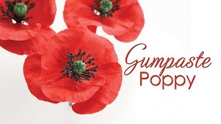 How to make a Gumpaste Poppy Tutorial