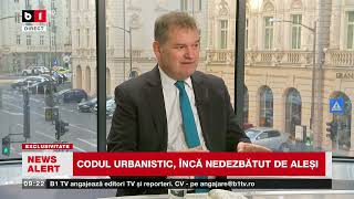 MINISTRUL DEZVOLTĂRII ÎN PLATOUL B1TV, DESPRE REORGANIZAREA MINISTERULUI ȘI AUTORIZAȚII CONSTRUCȚII