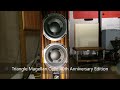 triangle magellan cello 40th anniversary speakers elite audio toronto audiofest 2023