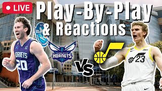 Utah Jazz vs Charlotte Hornets | Live Play-By-Play & Reactions #utahjazz  #charlottehornets