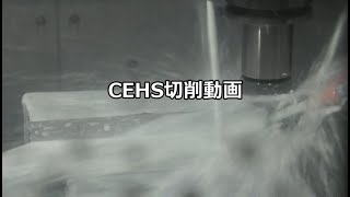 超硬エンドミル　CEHSΦ6　突き出し溝加工（SCM440）