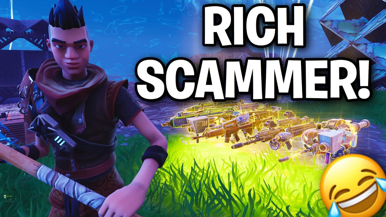 Spoiled Rich Kid Scams Himself ёяшв Scammer Get Scammed Fortnite Save