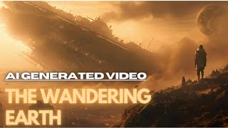 The Wandering Earth in Beksinski Style I AI Image Competition-Science Video I AI Generated Video