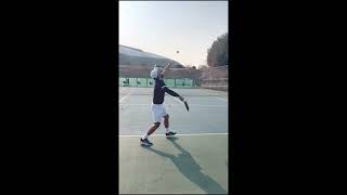 やるだけで15㎞/h球速アップするエクササイズ(体感) 【テニス】 【サーブ】 #tennis #テニス #テニスサーブ