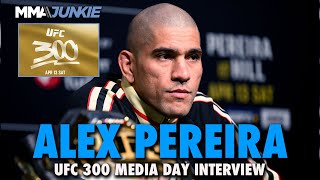 Alex Pereira Reacts to Jamahal Hill Seeking Advice From Israel Adesanya for Main Event | UFC 300