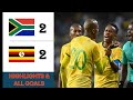 Bafana Bafana vs Uganda (2-2) Highlights | Africa Cup of Nations qualification | South Africa Uganda