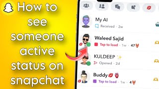 How to see someone active status on snapchat | iPhone/Android