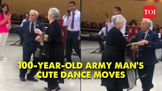 Oldest Paratrooper Lt. Gen. Sharma's Joyous Dance on 100th Birthday with Wife 🕺 💕 💃